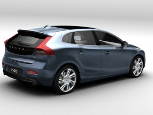 2013 volvo v40 3D Model