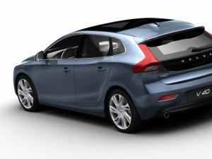2013 volvo v40 3D Model