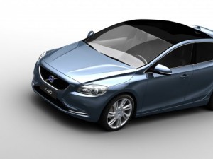 2013 volvo v40 3D Model