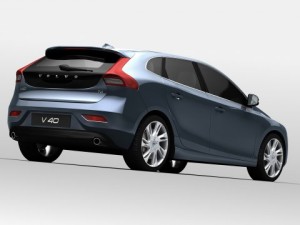 2013 volvo v40 3D Model