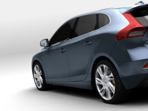 2013 volvo v40 3D Model