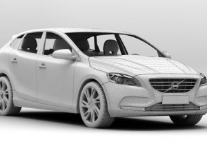 2013 volvo v40 3D Model