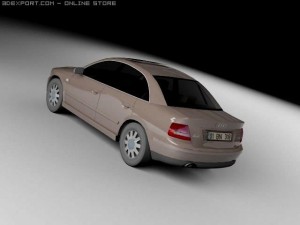 audi a4 2001 b5 3D Model