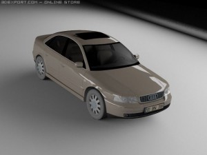 audi a4 2001 b5 3D Model