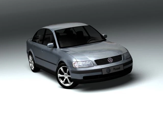 volkswagen passat 3D Model .c4d .max .obj .3ds .fbx .stl .blend 