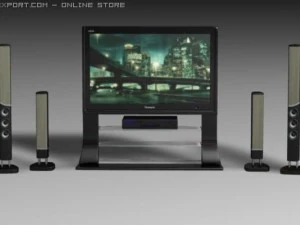 home cinema 3D Model