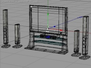 home cinema 3D Model