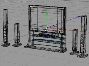 home cinema 3D Model