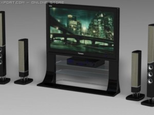 home cinema 3D Model