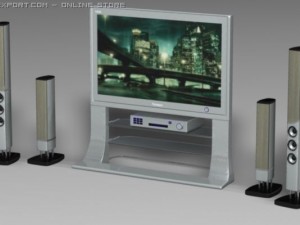 home cinema 3D Model