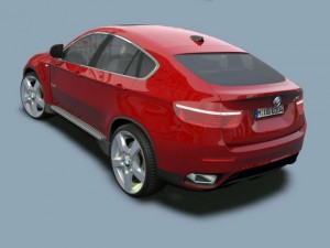 bmw x6 3D मॉडल