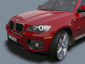 bmw x6 3D मॉडल