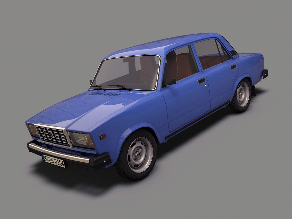 Ваз 2107 3d модель