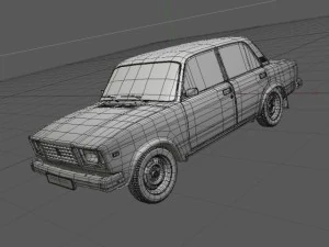 lada riva 2107 3D Model