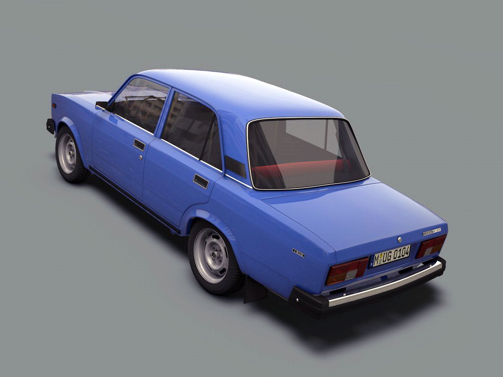 lada riva 2107 3D Модель in Седан 3DExport