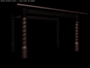 table 3D Модель