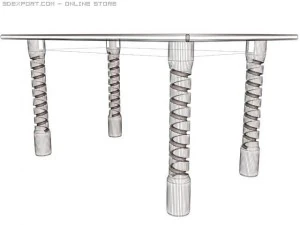 table 3D Model