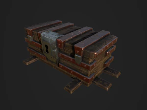 chests fantasy pbr 3D Model
