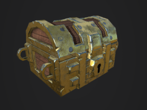 chests fantasy pbr 3D 모델
