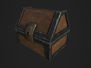 chests fantasy pbr 3D 모델