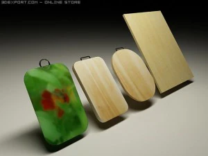 finitura della tavola Modello 3D