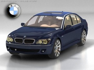 bmw 7 2006 Modello 3D