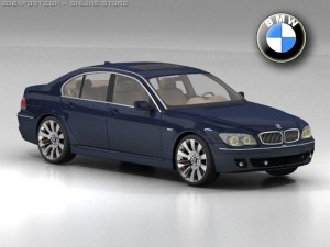bmw 7 2006 3D Model