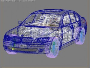 bmw 7 2006 3D Model