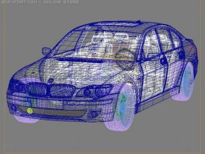 bmw 7 2006 3D Model
