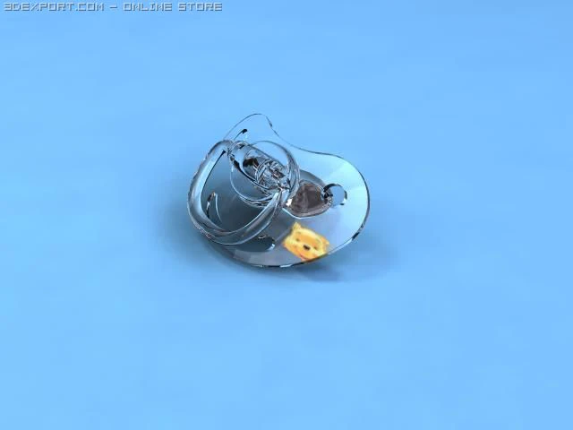 soothers winnie the pooh 3D Model .c4d .max .obj .3ds .fbx .stl .blend