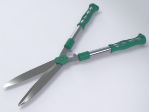 garden edge clippers Model 3D