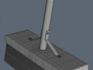 garden broom 01 3D Model