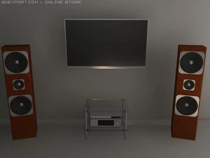 ホームAV 3Dモデル