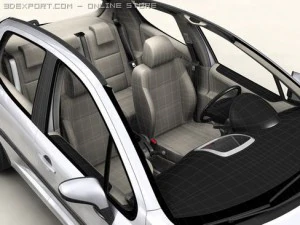peugeot 207 5 door 3D Model
