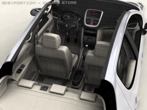 peugeot 207 5 door 3D Model