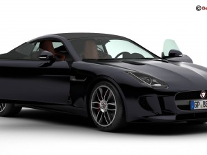 jaguar f type r coupe 2015 3Dモデル