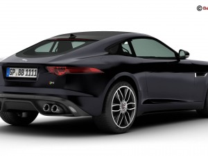 jaguar f type r coupe 2015 3Dモデル