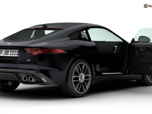 jaguar f type r coupe 2015 3Dモデル