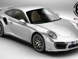 porsche 911 turbos 2014 Model 3D