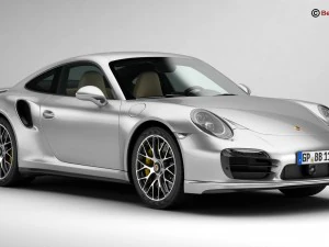 porsche 911 turbo s 2014 3D Model