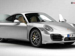 porsche 911 turbo s 2014 3D Model
