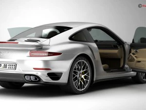 porsche 911 turbo s 2014 3D Model