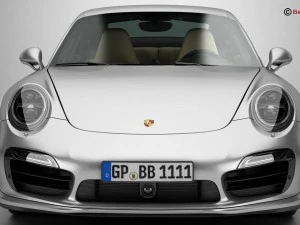 porsche 911 turbo s 2014 3D Model