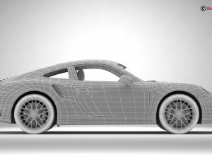 porsche 911 turbo s 2014 Modèle 3D