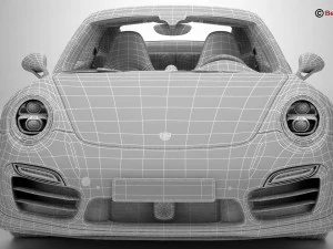 porsche 911 turbo s 2014 3D Model