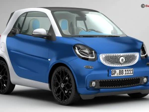 inteligente fortwo 2015 Modelo 3D