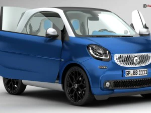 inteligente fortwo 2015 Modelo 3D