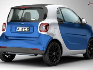 inteligente fortwo 2015 Modelo 3D