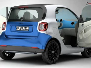 inteligente fortwo 2015 Modelo 3D