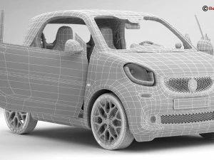 inteligente fortwo 2015 Modelo 3D